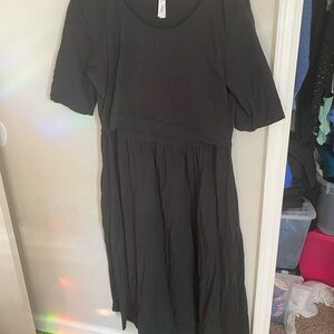 Cotton Nursing Short Sleeve Dress